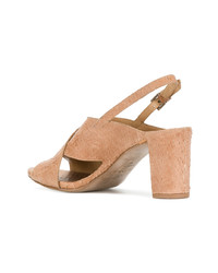 Del Carlo Cross Strap Sandals