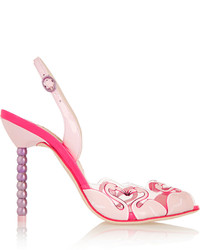 Sophia Webster Flamingo Pvc And Patent Leather Sandals