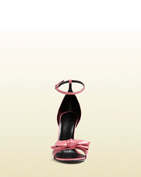 Gucci Clodine Patent Leather Sandal