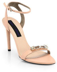 Proenza Schouler Leather Ankle Strap Sandals
