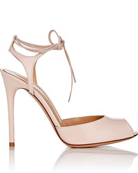 Gianvito Rossi Muse Patent Leather Ankle Tie Sandals