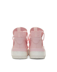 Adidas Originals By Alexander Wang Pink B Ball High Top Sneakers