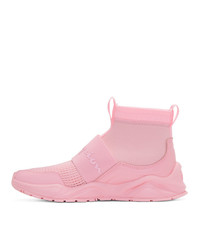 Champion Reverse Weave Pink Rally Sneakers