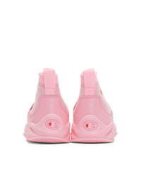 Champion Reverse Weave Pink Rally Sneakers