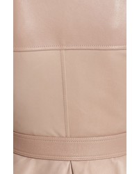 Alexander McQueen Crop Lambskin Leather Jacket