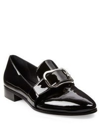 Prada Patent Leather Buckle Loafers