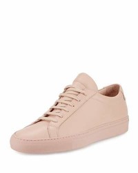 Common Projects Achilles Leather Low Top Sneakers Blush