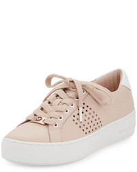 MICHAEL Michael Kors Michl Michl Kors Poppy Perforated Leather Low Top Sneaker