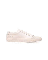 Common Projects Nude Achilles Leather Sneakers