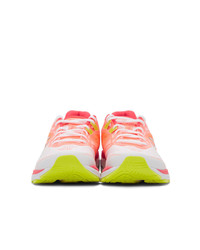 Asics Pink And White Gt 2000 7 Sneakers