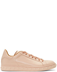 Moncler Pink Leather Fifi Sneakers