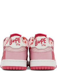 BAPE Pink Sta 2 Sneakers