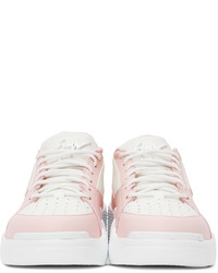 Giuseppe Zanotti Pink White Talon Sneakers