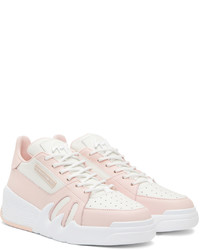 Giuseppe Zanotti Pink White Talon Sneakers