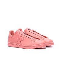 Adidas By Raf Simons Pink X Raf Simons Stan Smith Leather Sneakers