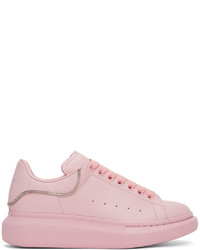 Alexander McQueen Pink Zip Oversized Sneakers