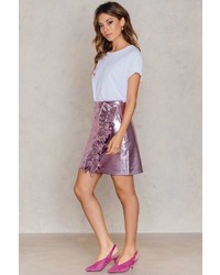 Metallic Frill Skirt