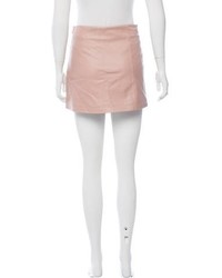 Alexander Wang T By Leather Mini Skirt