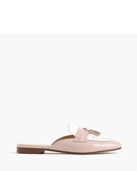 J.Crew Charlie Mules In Colorblock Leather