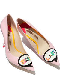 Sophia Webster Boss Lady Patent Leather Pump Baby Pink