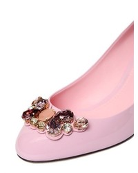 Dolce & Gabbana 60mm Vally Jeweled Patent Leather Pumps