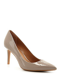 Calvin Klein Gayle Patent Leather Pointed Toe Pumps