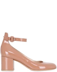 Gianvito Rossi 60mm Patent Leather Mary Jane Pumps