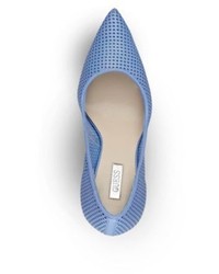 GUESS Babbitt Perforated Leather Pumps