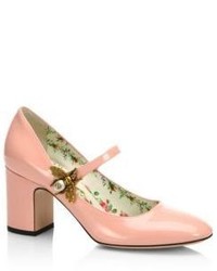 Gucci Lois Patent Leather Mary Jane Pumps