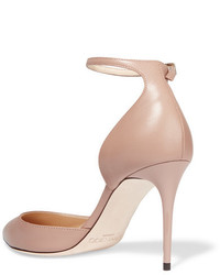 Jimmy Choo Lucy 85 Leather Pumps Antique Rose