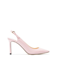 Jimmy Choo Pink Erin 85 Patent Leather Pumps