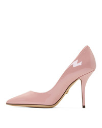 Dolce And Gabbana Pink Patent Kate Heels