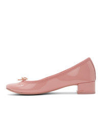 Repetto Pink Patent Lou 30 Ballerina Heels
