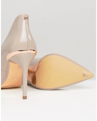 Ted Baker Saviy Nude Leather Pumps