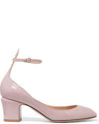 Valentino Tango Patent Leather Pumps Baby Pink