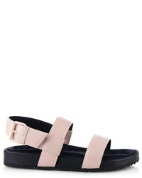 Balenciaga Leather And Neoprene Sandals
