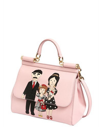 Dolce & Gabbana Medium Sicily Family Patches Leather Bag