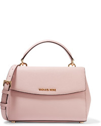 MICHAEL Michael Kors Michl Michl Kors Ava Small Textured Leather Shoulder Bag Pink