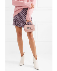 Miu Miu Mini Textured Leather Shoulder Bag