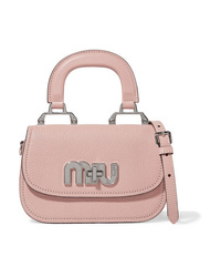 Miu Miu Mini Textured Leather Shoulder Bag