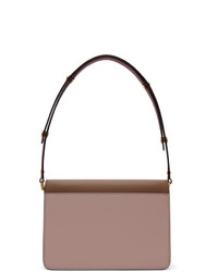 Marni Pink And Brown Medium Trunk Bag