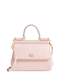 Dolce & Gabbana Small Miss Sicily Leather Satchel