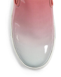 Marc by Marc Jacobs Ombr Patent Leather Slip On Sneakers
