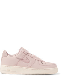 Nike Lab Air Force 1 Jewel Swoosh Leather Sneakers