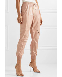 Tom Ford Paneled Leather Track Pants