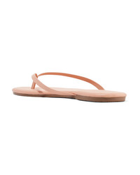 TKEES Lily Matte Leather Flip Flops