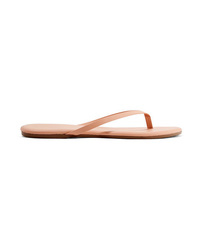 TKEES Lily Matte Leather Flip Flops