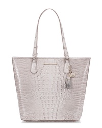 Brahmin Asher Croc Embossed Leather Tote