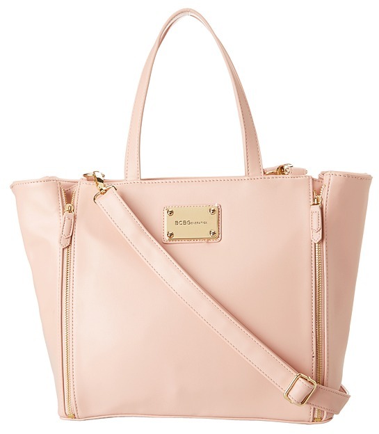Pink Leather Tote Bag: BCBGeneration The Pippa Tote | Where to buy ...