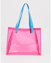 ASOS DESIGN Beach Plastic Shopper Bag